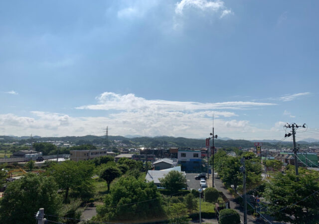 梅雨の晴れ間_郡山市
